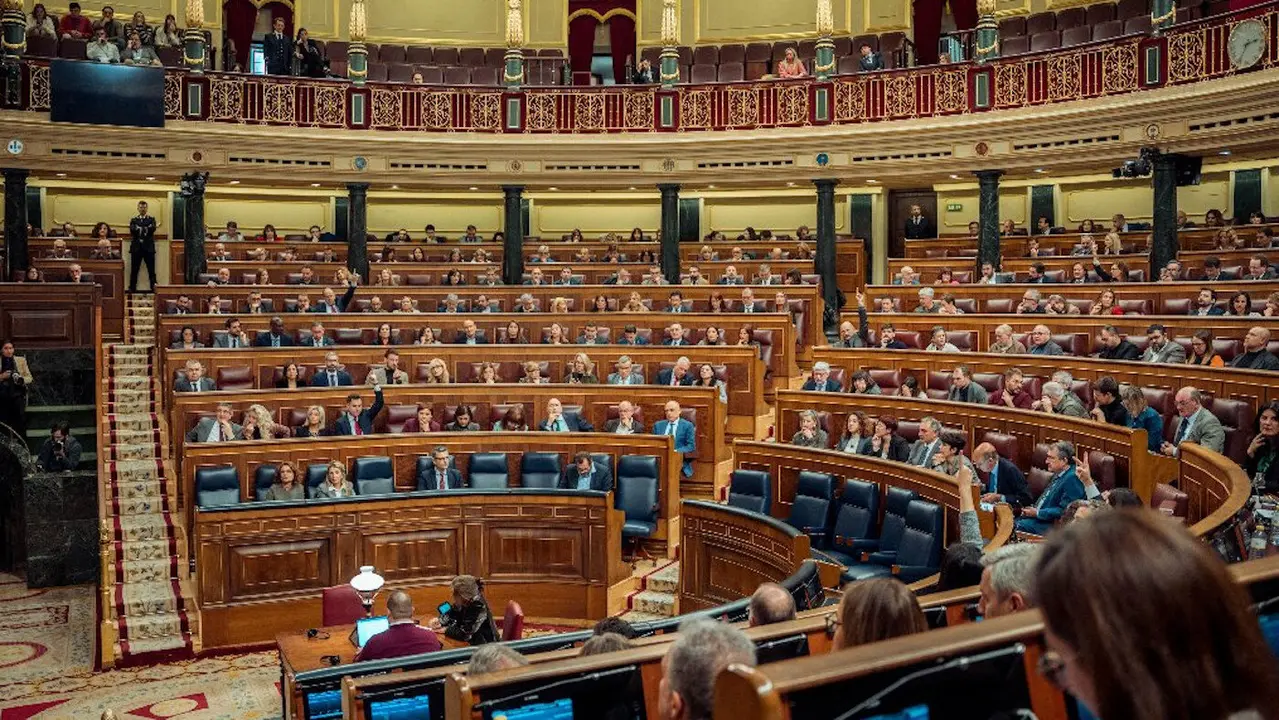 Vista del pleno del Congreso el 22 de enero.EUROPA PRESS