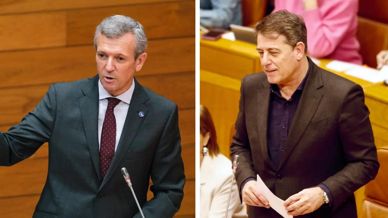 Alfonso Rueda y José Ramón Gómez Besteiro.EP