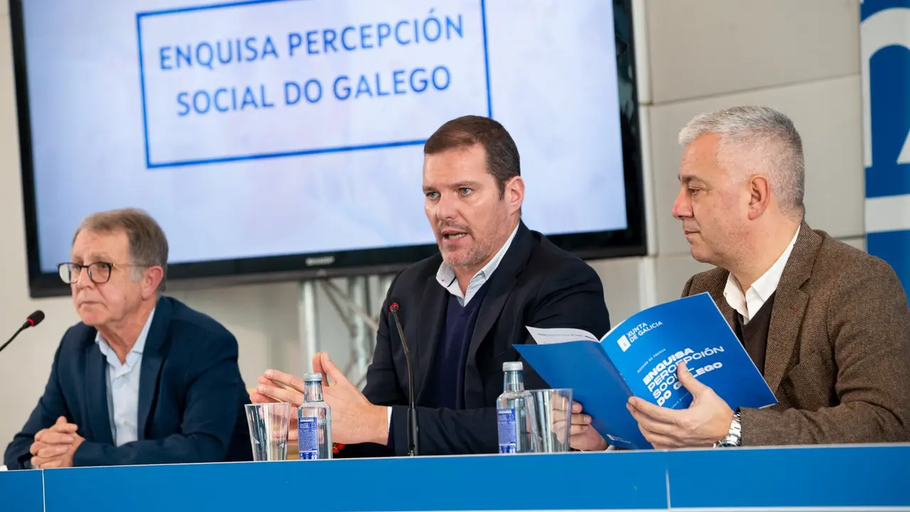 Un momento durante a presentación. EP