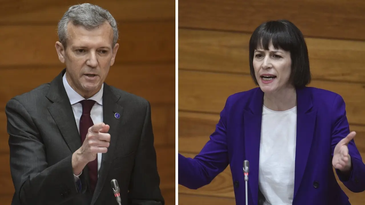 Alfonso Rueda y Ana Pontón. NACHO SANTÁS (AGN)