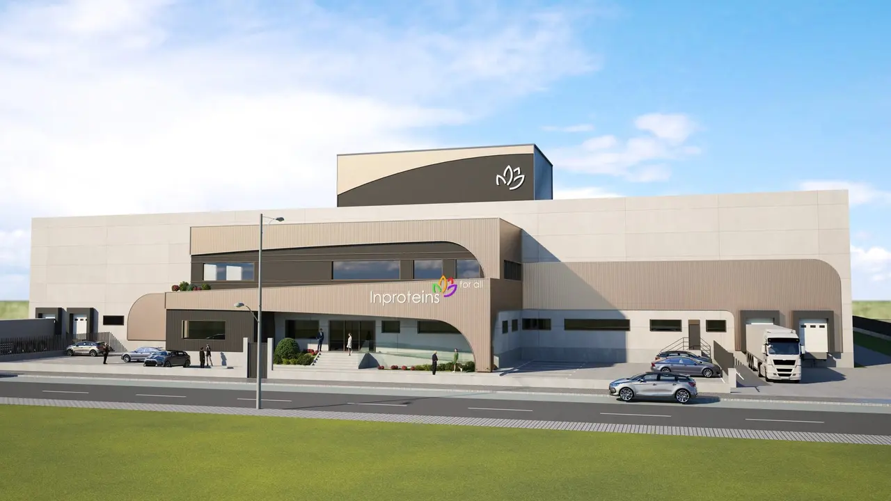 Maqueta de la planta que operará en el polígono industrial de Curtis-Teixeiro. EP