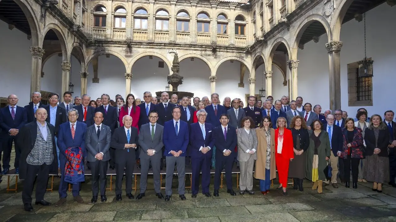 Encuentro de empresarios gallegos con Garamendi tras las elecciones de la CEG. XOÁN REY (EFE)