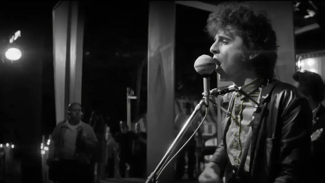 Timothee Chalamet, como Bob Dylan. EP