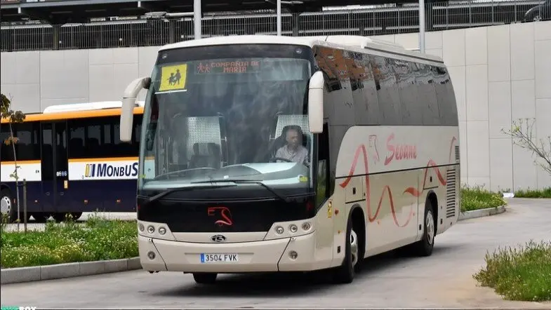 Un autobús de Seoane en Santiago. FLICKR