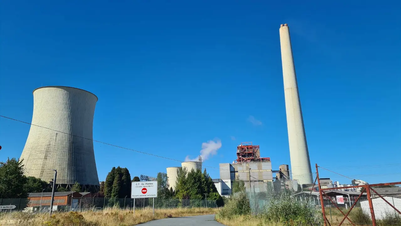 La central térmica de As Pontes, ya cerrada. AEP