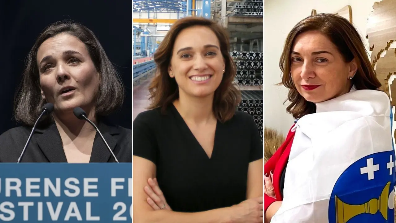 Adriana Domínguez, Raquel Cortizo y Carmen Lence. ARCHIVO