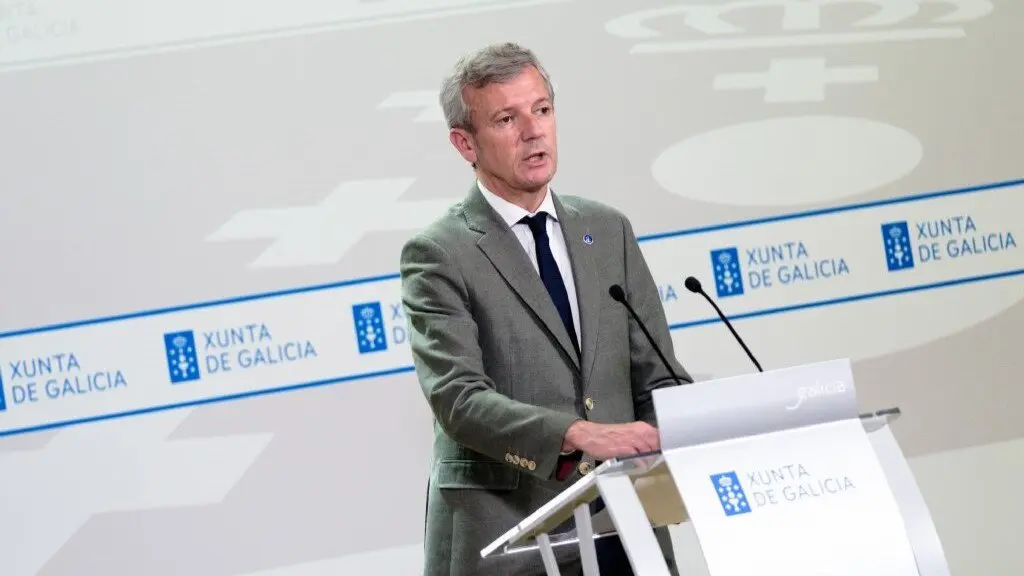 El presidente de la Xunta, Alfonso Rueda. DAVID CABEZÓN