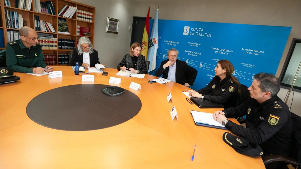 El conselleiro de Sanidade durante la presentación de la reforma de la Lei de Saúde.EP