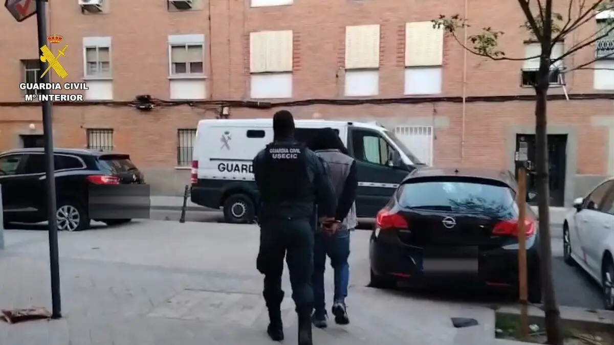 Detención en Madrid de uno de los presuntos asesinos de Carballo. GUARDIA CIVIL