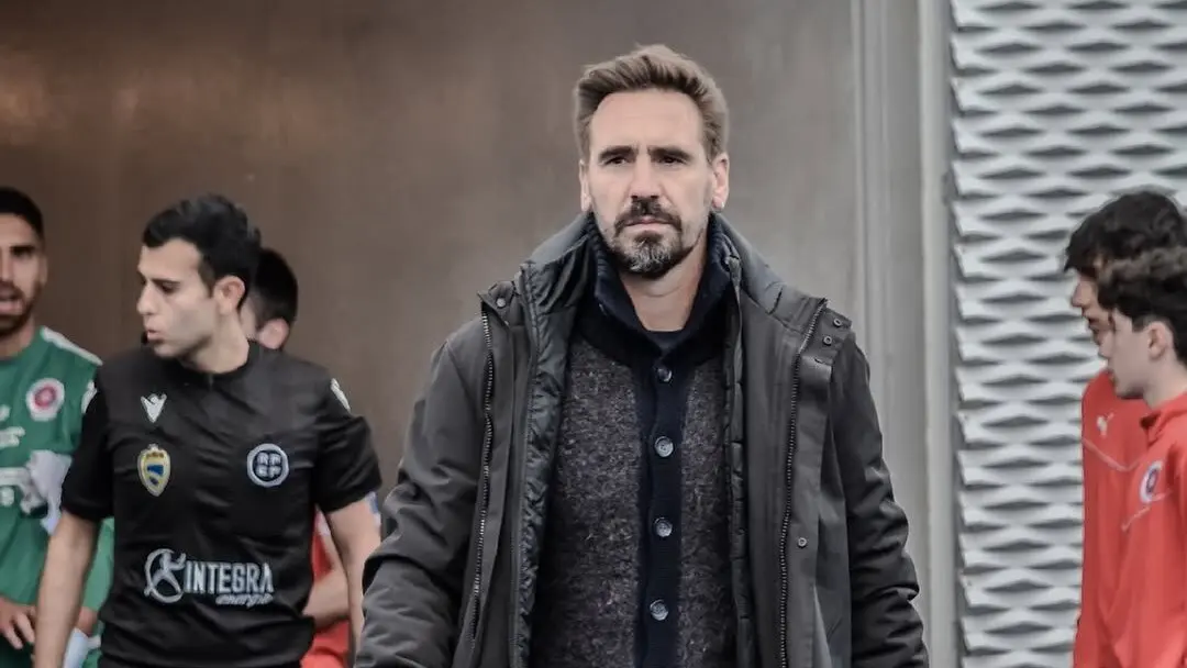 Borja Fernández en un partido en O Couto. CARTAJAPIRU