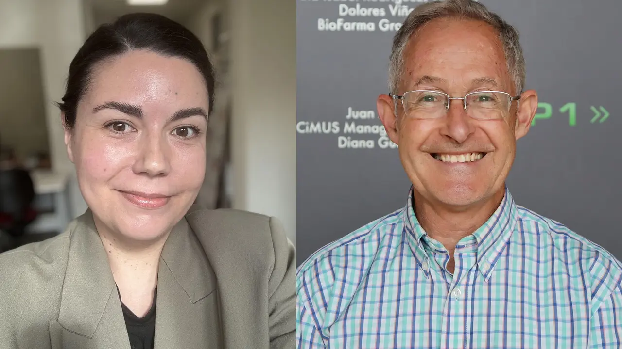 La investigadora del Cimus Cristina_Rodríguez y el catedrático Ángel_Carracedo.EP