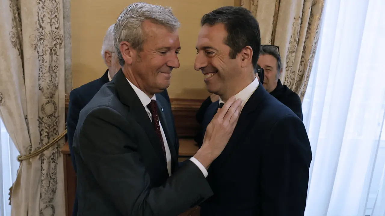 Alfonso Rueda y Alfonso Villares. LAVANDEIRA JR