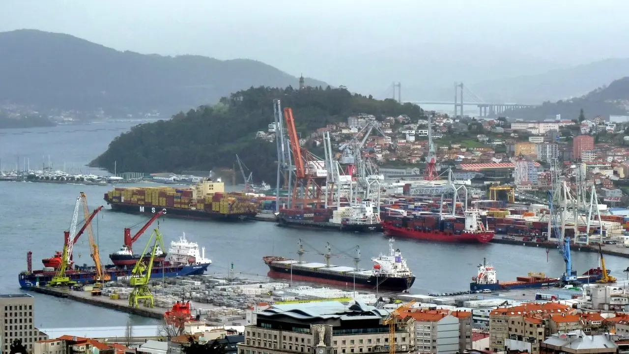 Terminal de contenedores de Vigo.PUERTO DE VIGO
