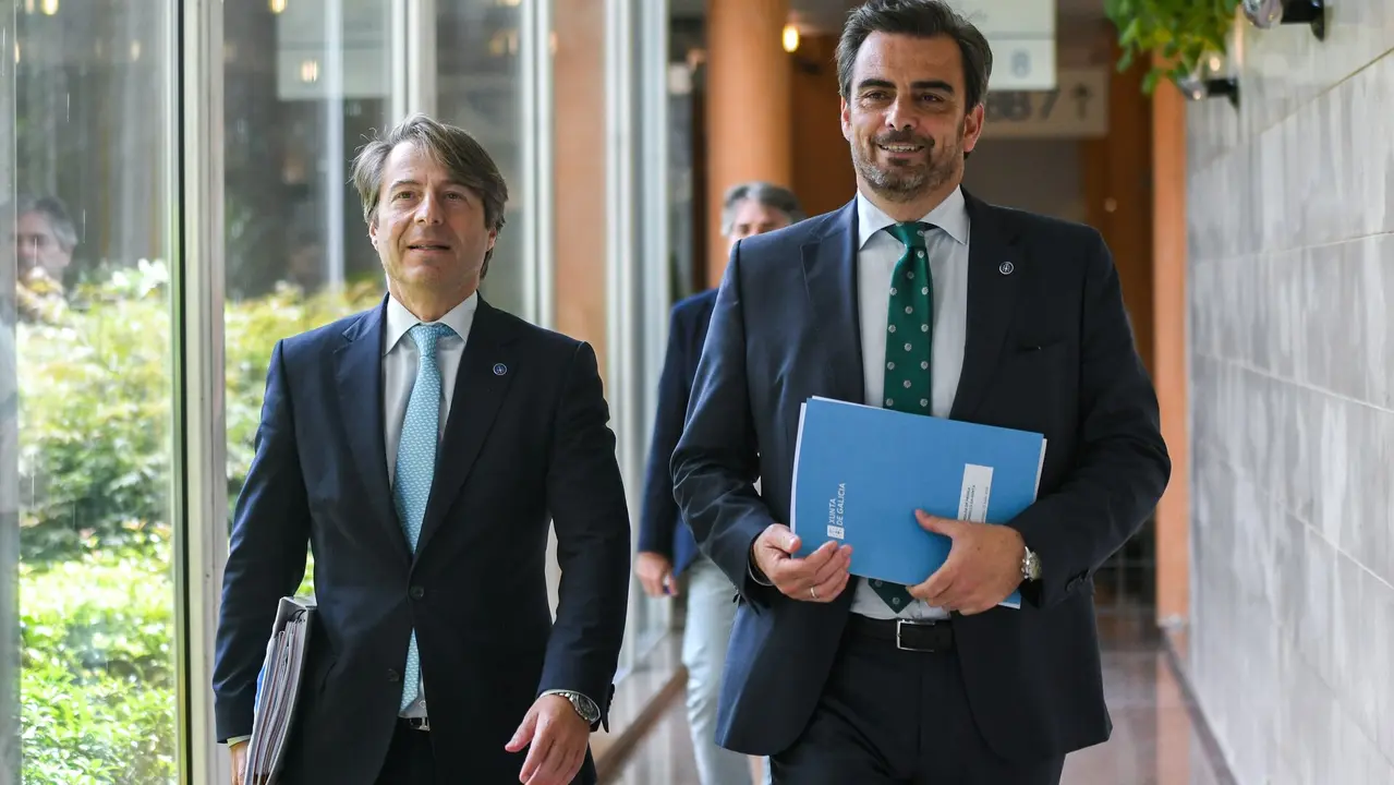 Miguel Corgos y Diego Calvo.MÓNICA ARCAY