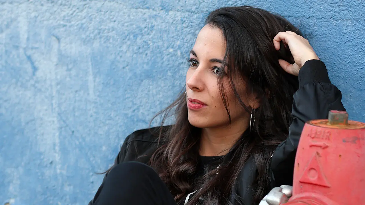 A escritora lucense Nerea Pallares, que vén de publicar 'Punto de araña'.  ISABEL WAGEMANN