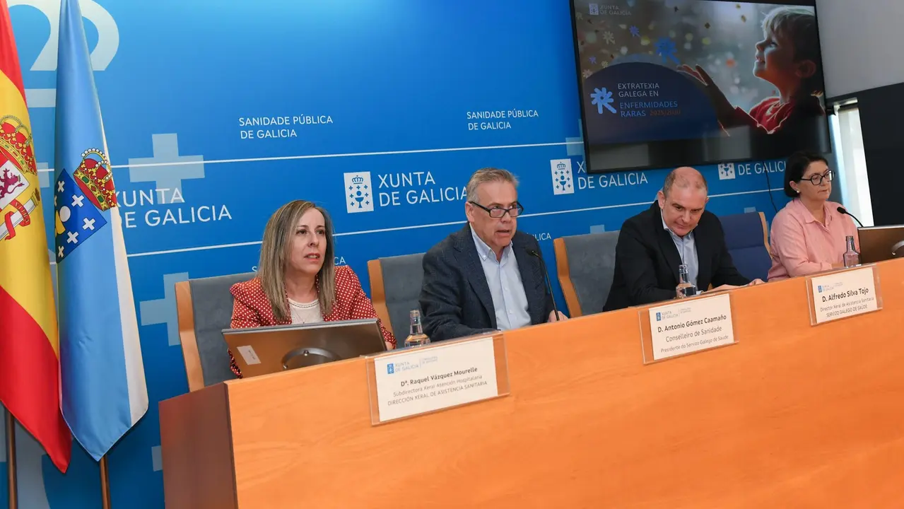 Rueda de prensa de Caamaño. EP