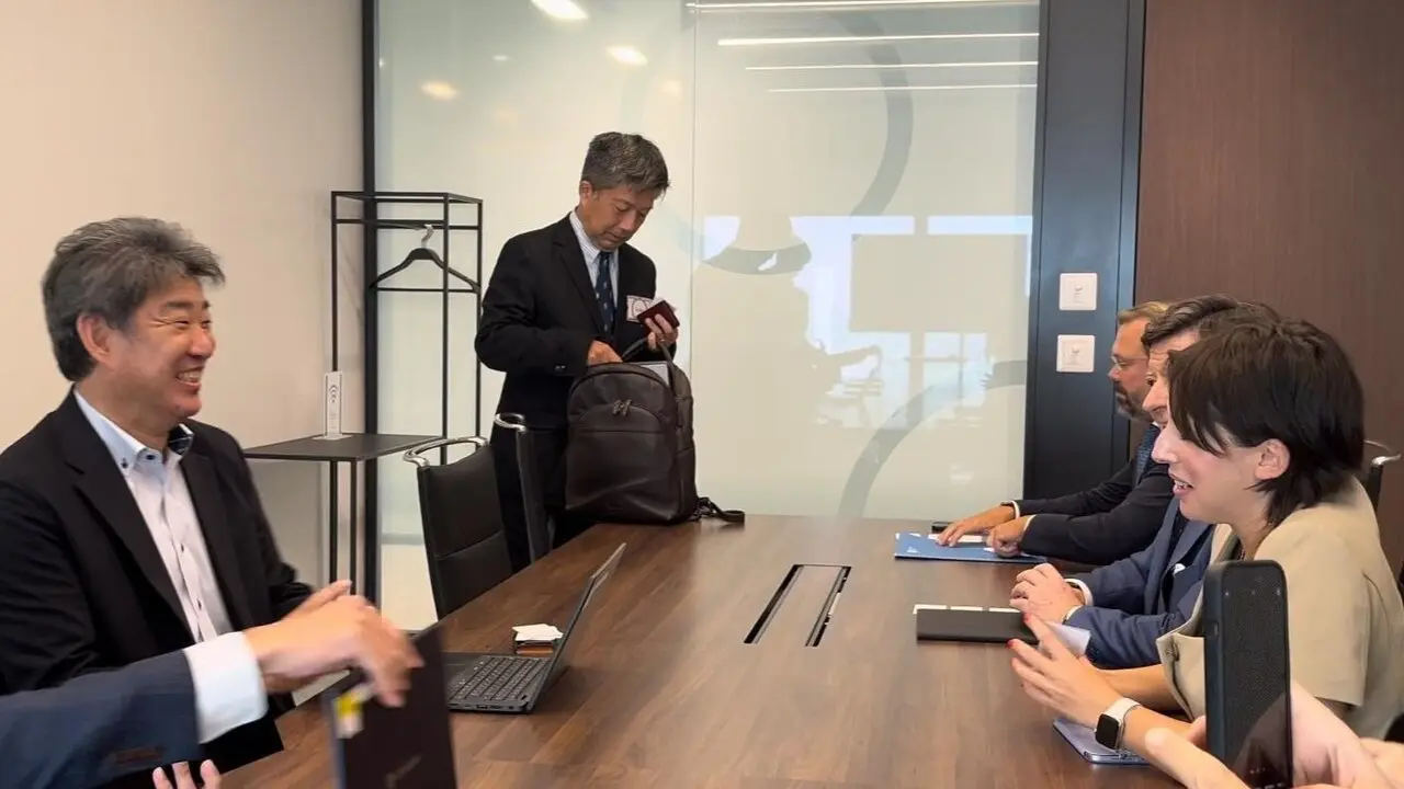 La conselleira María Jesús Lorenzana, en su encuentro con directivos de Orix.XUNTA