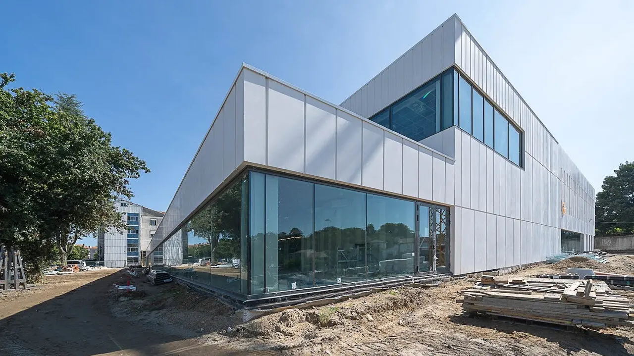 El futuro centro de protonterapia de Galicia, en Santiago. EP