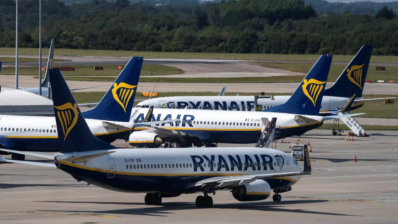 Aviones de Ryanair. AEP