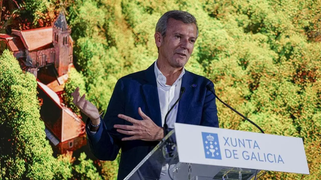 El presidente de la Xunta, Alfonso Rueda. DANIEL GONZÁLEZ