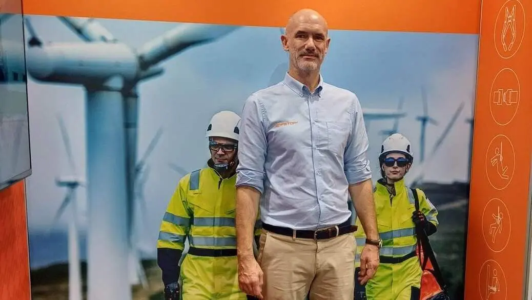 El responsable de exportaciones de Safetop, David Míguez. CEDIDA