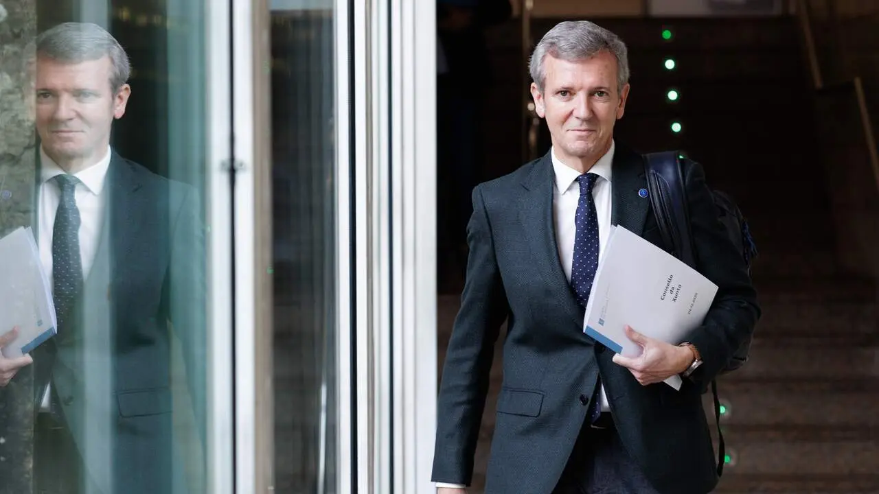 El presidente de la Xunta, Alfonso Rueda. DAVID CABEZ&Oacute;N