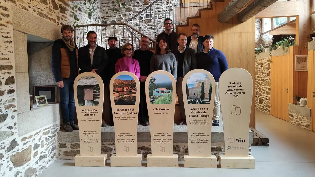 Tejas Verea y el COAG premian las cubiertas que respetan el entorno y revalorizan el patrimonio en sus premios de arquitectura. G&Eacute;