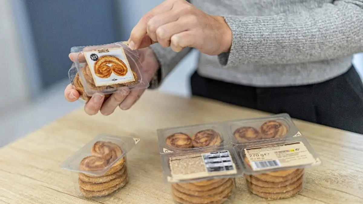 Nuevo envase por porciones individuales de las palmeritas de Mercadona. EP