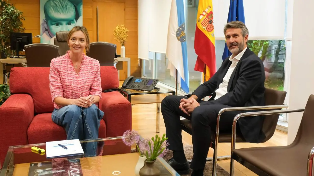Fabiola Garc&iacute;a y Alberto Varela, en una reuni&oacute;n en junio. AGN