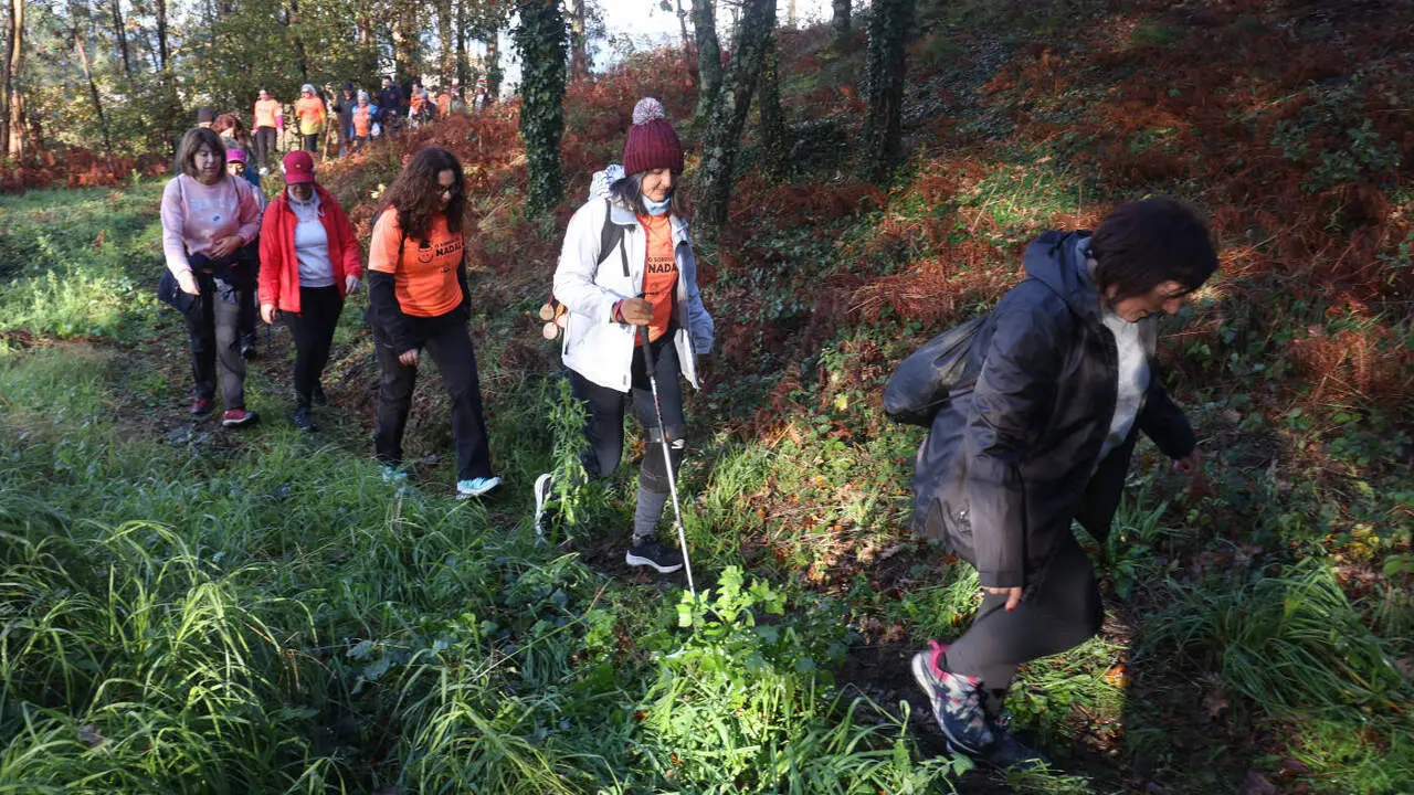 Participantes en una andaina. RAFA FARI&Ntilde;A
