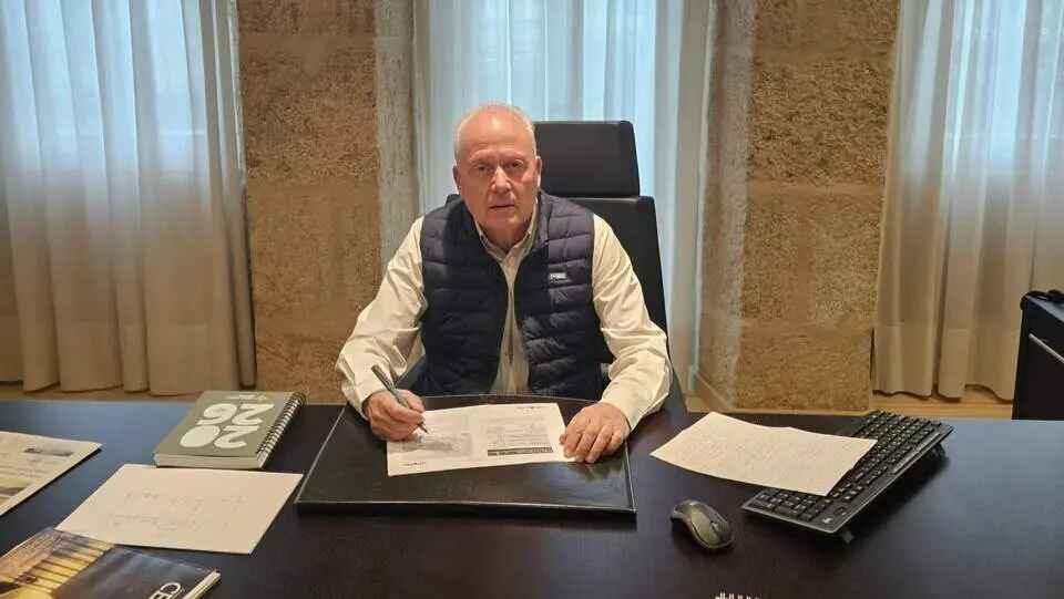 El Presidente de la Asociaci&oacute;n Provincial de Empresarios de la Construcci&oacute;n de Lugo, Jose Manuel Rodriguez Espi&ntilde;eira. EP