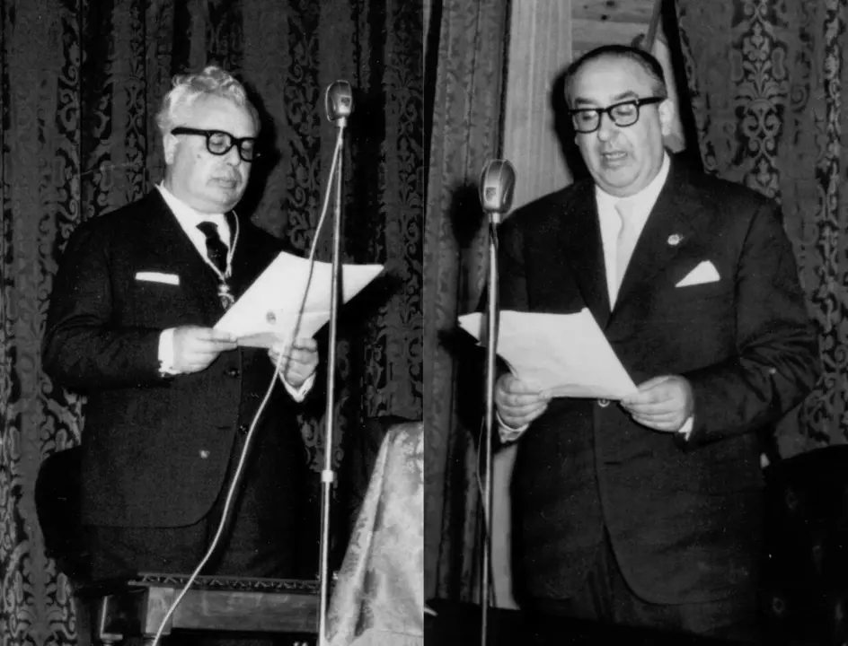 Francisco Fern&aacute;ndez del Riego e &Aacute;lvaro Cunqueiro /AEP