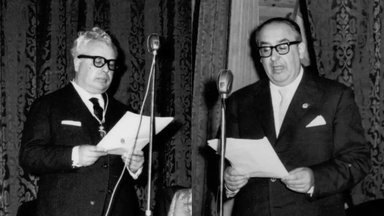 Francisco Fern&aacute;ndez del Riego e &Aacute;lvaro Cunqueiro /AEP