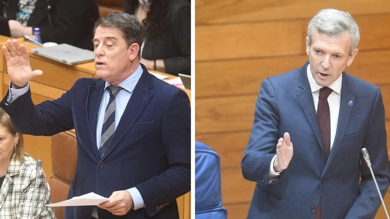 Jos&eacute; Ram&oacute;n G&oacute;mez Besteiro y Alfonso Rueda. AGN