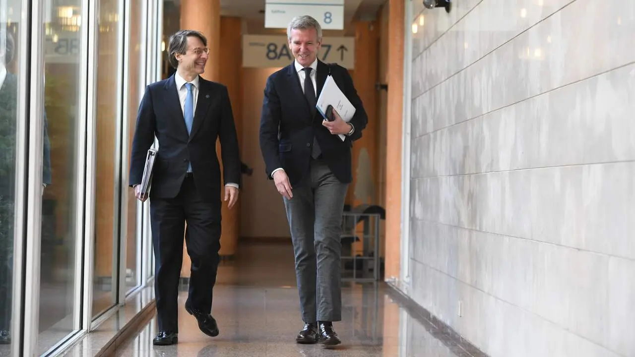 Miguel Corgos y Alfonso Rueda. NACHO SANT&Aacute;S