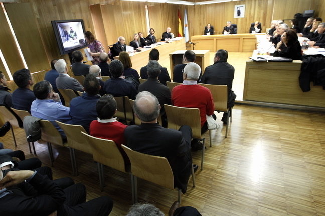 Sesión judicial por el caso de las multas celebrada en Lugo