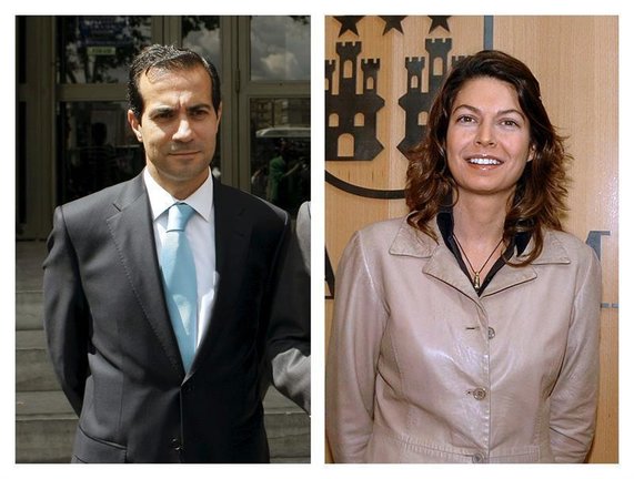 Los hasta ahora consejeros de Presidencia y Educación de la Comunidad de Madrid, Salvador Victoria y Lucía Figar