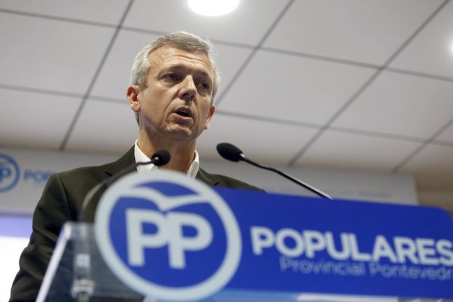 El candidato a dirigir el PP de Pontevedra, Alfonso Rueda