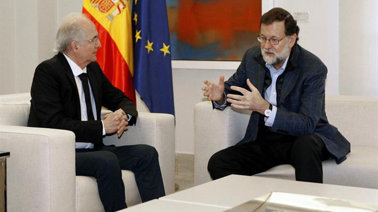 Ledezma, con Rajoy. JAVIER LÓPEZ (EFE)