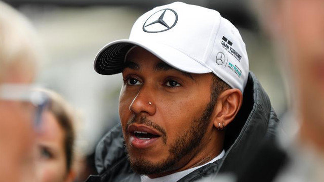 Hamilton en rueda de prensa tras el GP de Brasil