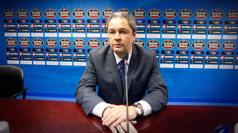 Tino Fernández, presidente del Deportivo. EFE