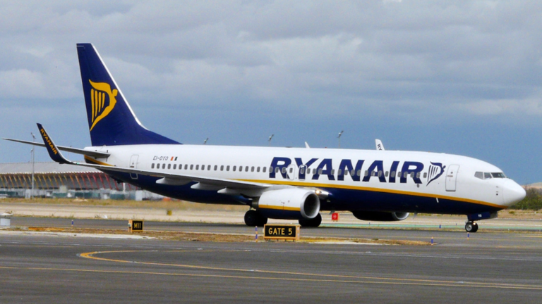 Un avión de Ryanair. EFE.
