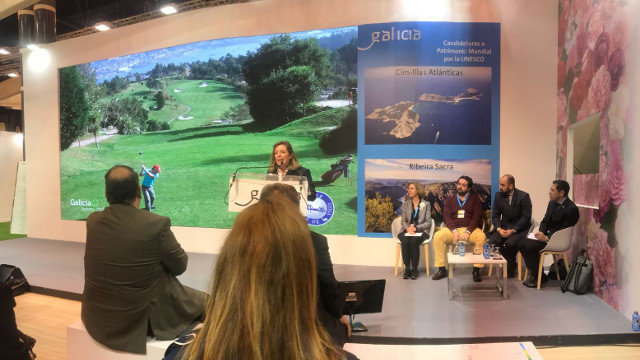 La asociación Galicia Destino Golf, en Fitur. EP. 