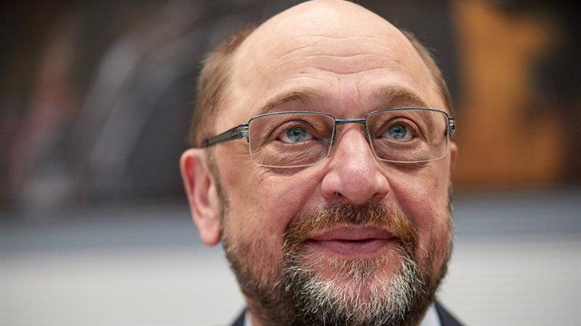 Martín Schulz, durante una reunión del Grupo SPD en Berlín. HAYOUNG JEON (EFE)