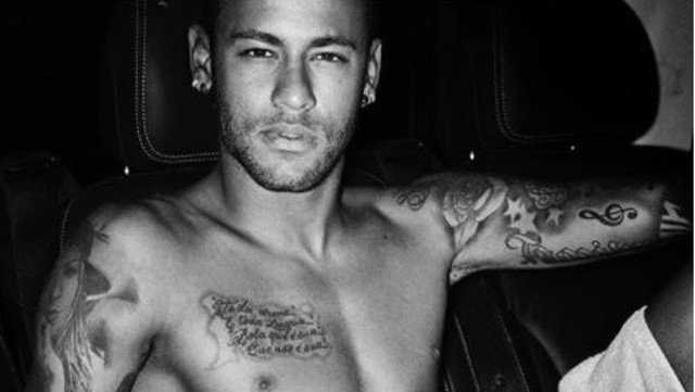 Neymar, na imaxe tomada por Mario Testino. INSTAGRAM
