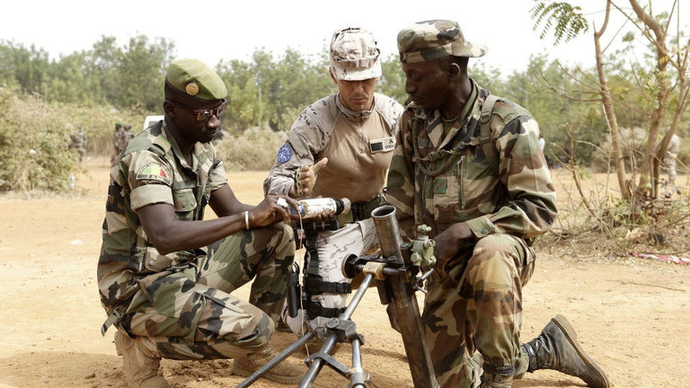 España participa en la misión de la Unión Europea para luchar contra el terrorismo en Mali. MINISTERIO DE DEFENSA