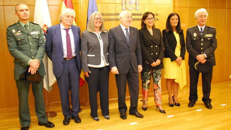Los nuevos subdelegados del Gobierno en Galicia durante la toma de posesión. GALICIAÉ