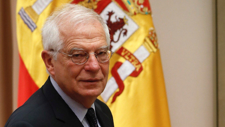 Ministro de Asuntos Exteriores, Josep Borrell. FERNANDO ALVARADO (EFE)