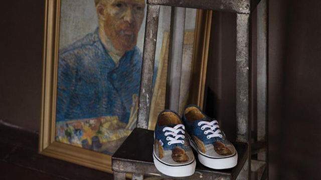 Zapatillas inspiradas en el autorretrato de Van Gogh. VANS