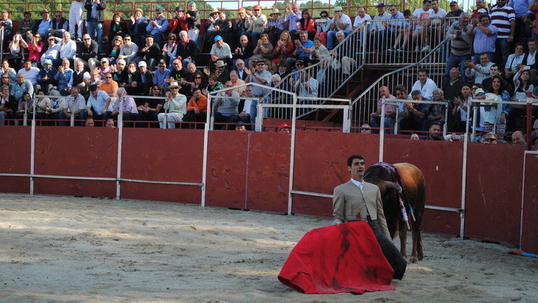 Jesulín de Ubrique, en una corrida que tuvo lugar este año en Sarria. EP